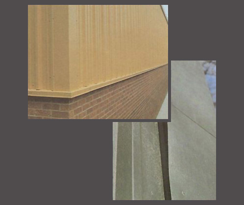 Cladding with and without roll lock edge