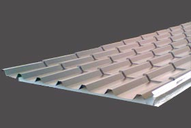 Insulated roofing sheet